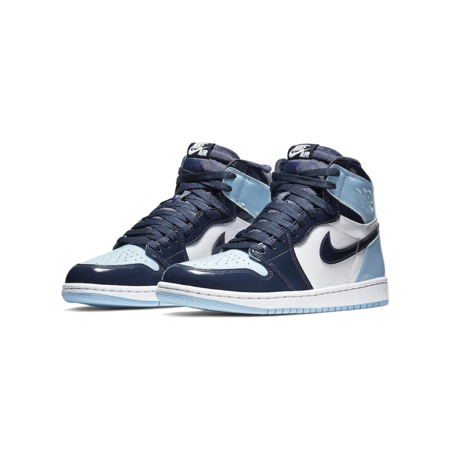 nike jordan retro 1 unc patent