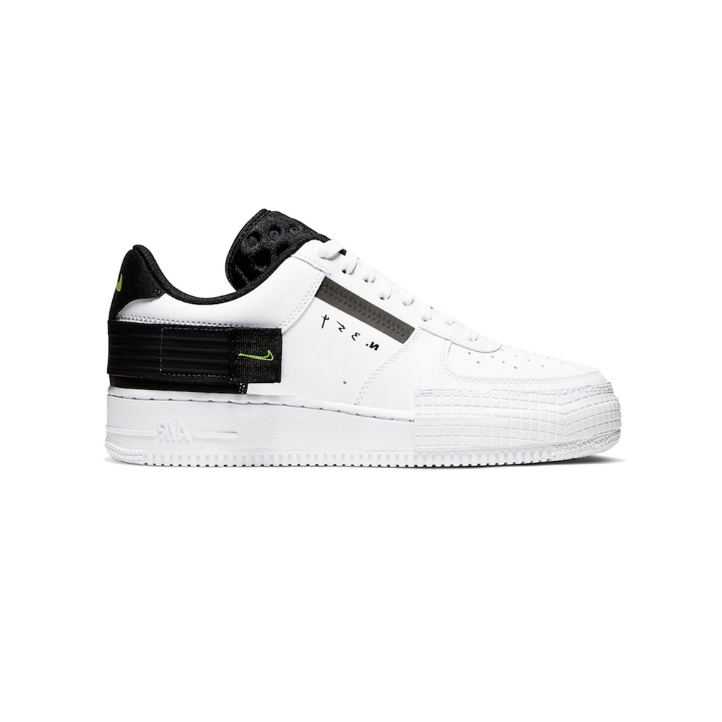 Air Force 1 WHITE BLACK VOLT – SNEAKERS